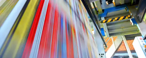 Printing press printing quickly