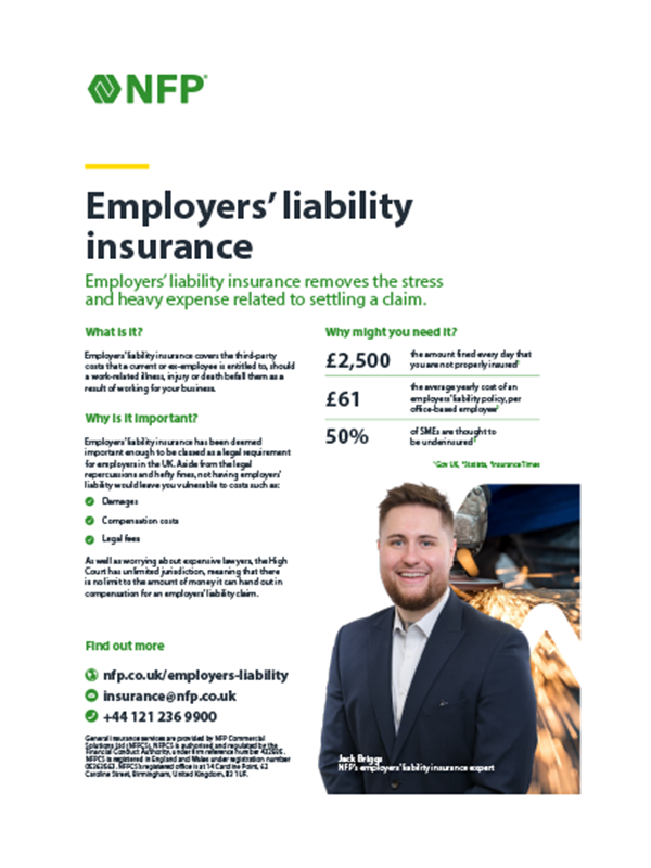 Employers Liabliity Insurance factsheet thumbnail